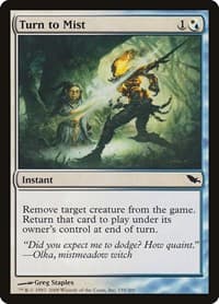 Turn to Mist - Shadowmoor - Magic: The Gathering card