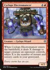 Cyclops Electromancer - War of the Spark - Magic: The Gathering card