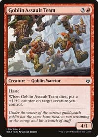 Goblin Assault Team - War of the Spark - Magic: The Gathering card