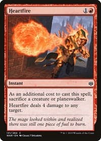 Heartfire - War of the Spark - Magic: The Gathering card