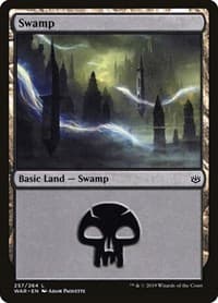Swamp (257) - War of the Spark - Magic: The Gathering card