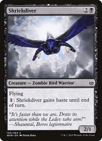 Shriekdiver - War of the Spark - Magic: The Gathering card