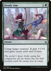 Steady Aim - War of the Spark - Magic: The Gathering card