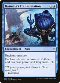Kasmina's Transmutation - War of the Spark - Magic: The Gathering card