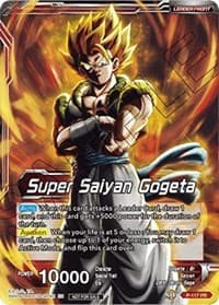 Super Saiyan Gogeta // SSB Gogeta, Fusion Transcendent - Promotion Cards - Dragon Ball Super: Masters card