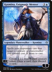 Kasmina, Enigmatic Mentor - War of the Spark - Magic: The Gathering card