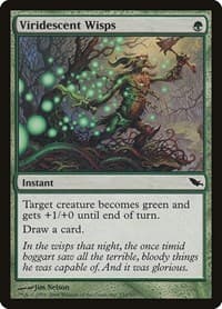 Viridescent Wisps - Shadowmoor - Magic: The Gathering card