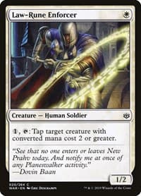 Law-Rune Enforcer - War of the Spark - Magic: The Gathering card