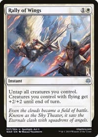 Rally of Wings - War of the Spark - Magic: The Gathering card