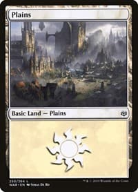 Plains (250) - War of the Spark - Magic: The Gathering card