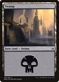 Swamp (256) - War of the Spark - Magic: The Gathering card