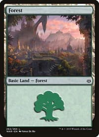 Forest (262) - War of the Spark - Magic: The Gathering card