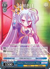 Imanity's Representative, Shiro - No Game No Life - Weiss Schwarz card