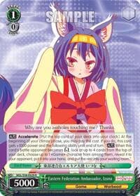 Eastern Federation Ambassador, Izuna - No Game No Life - Weiss Schwarz card