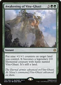 Awakening of Vitu-Ghazi - War of the Spark - Magic: The Gathering card