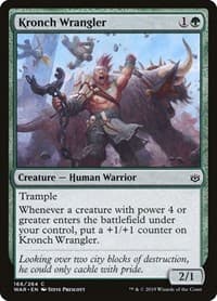 Kronch Wrangler - War of the Spark - Magic: The Gathering card