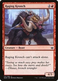 Raging Kronch - War of the Spark - Magic: The Gathering card