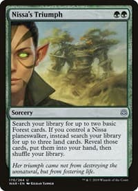 Nissa's Triumph - War of the Spark - Magic: The Gathering card