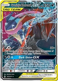 Greninja & Zoroark GX - SM - Unbroken Bonds - Pokemon card