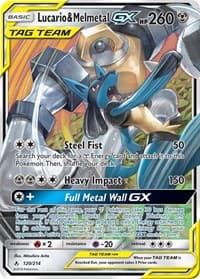 Lucario & Melmetal GX - SM - Unbroken Bonds - Pokemon card