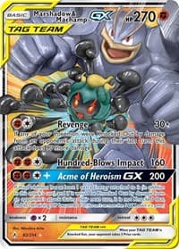 Marshadow & Machamp GX - SM - Unbroken Bonds - Pokemon card