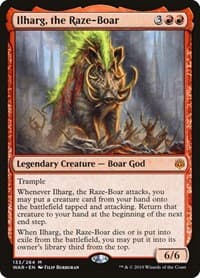 Ilharg, the Raze-Boar - War of the Spark - Magic: The Gathering card