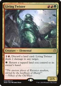 Living Twister - War of the Spark - Magic: The Gathering card
