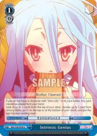 Intrinsic Genius - No Game No Life - Weiss Schwarz card