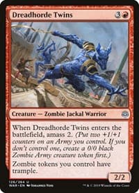 Dreadhorde Twins - War of the Spark - Magic: The Gathering card