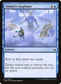 Tamiyo's Epiphany - War of the Spark - Magic: The Gathering card