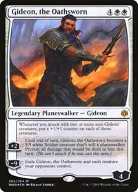 Gideon, the Oathsworn - War of the Spark - Magic: The Gathering card