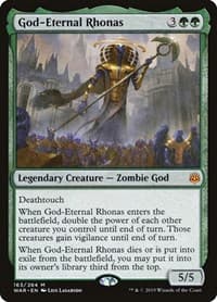God-Eternal Rhonas - War of the Spark - Magic: The Gathering card
