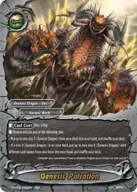 Genesis Pulsation - Drago Knight - Future Card BuddyFight card