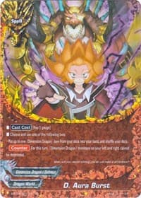 D. Aura Burst - Drago Knight - Future Card BuddyFight card