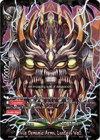 Vile Demonic Arms, Lostless Wall - Drago Knight - Future Card BuddyFight card