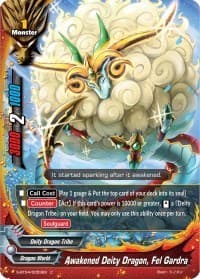 Awakened Deity Dragon, Fel Gradra - Drago Knight - Future Card BuddyFight card
