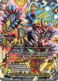 Thunderpeak Spiral Linkaxe, King Agito - Drago Knight - Future Card BuddyFight card