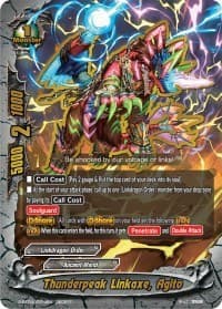 Thunderpeak Linkaxe, Agito - Drago Knight - Future Card BuddyFight card