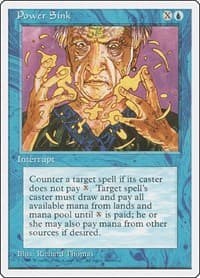 Power Sink - Fourth Edition - Magic: The Gathering card