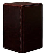 Alcove Tower Deck Box - Cowhide - Ultra Pro Deck Boxes - Deck Boxes card