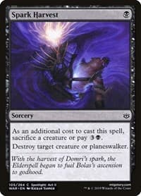 Spark Harvest - War of the Spark - Magic: The Gathering card