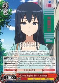 Karen Hoping For A Change - SAO Alternative–Gun Gale Online - Weiss Schwarz card