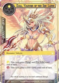 Kara, Valkyrie of the Red Lance - Awakening of the Ancients - Force of Will card