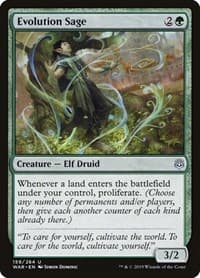 Evolution Sage - War of the Spark - Magic: The Gathering card