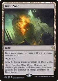 Blast Zone - War of the Spark - Magic: The Gathering card