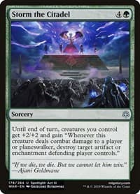 Storm the Citadel - War of the Spark - Magic: The Gathering card