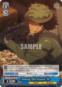 Aiming The Instant, M - SAO Alternative–Gun Gale Online - Weiss Schwarz card
