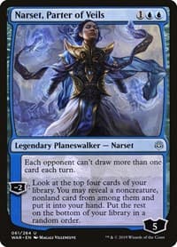Narset, Parter of Veils - War of the Spark - Magic: The Gathering card