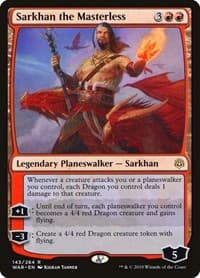 Sarkhan the Masterless - War of the Spark - Magic: The Gathering card