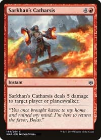 Sarkhan's Catharsis - War of the Spark - Magic: The Gathering card